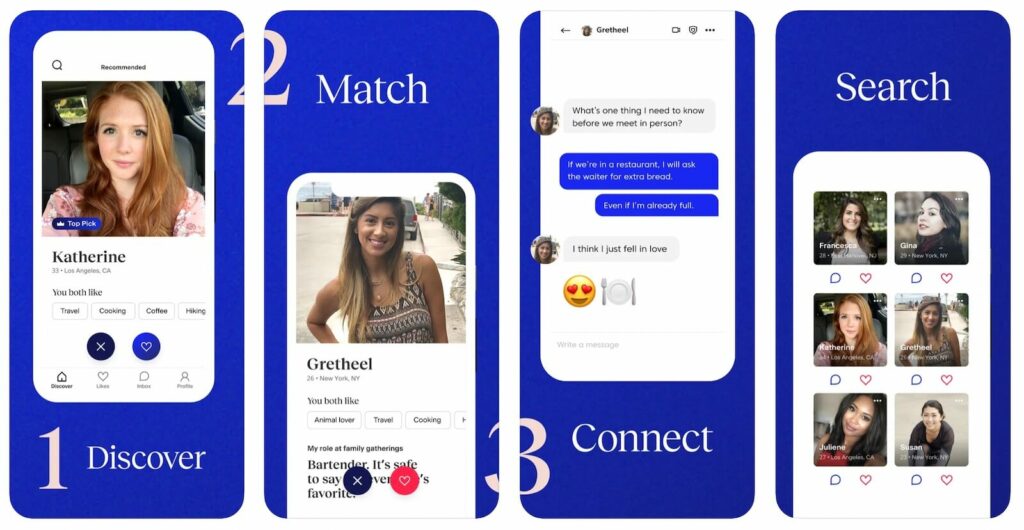 match.com app review screenshot