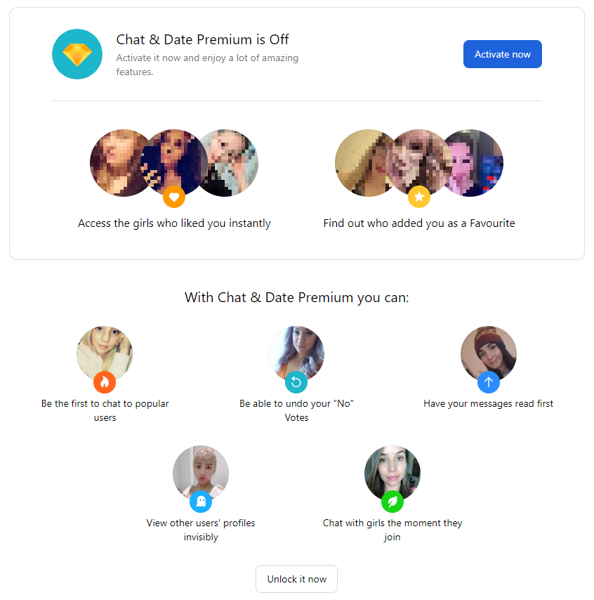 Chat and date review image