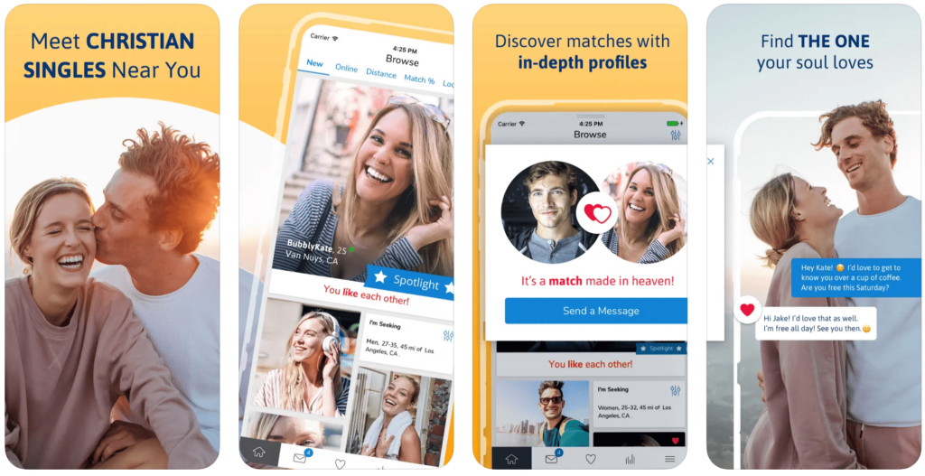 free apps for iphone christian mingle