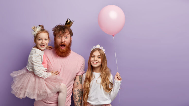 single dad with 2 daughters